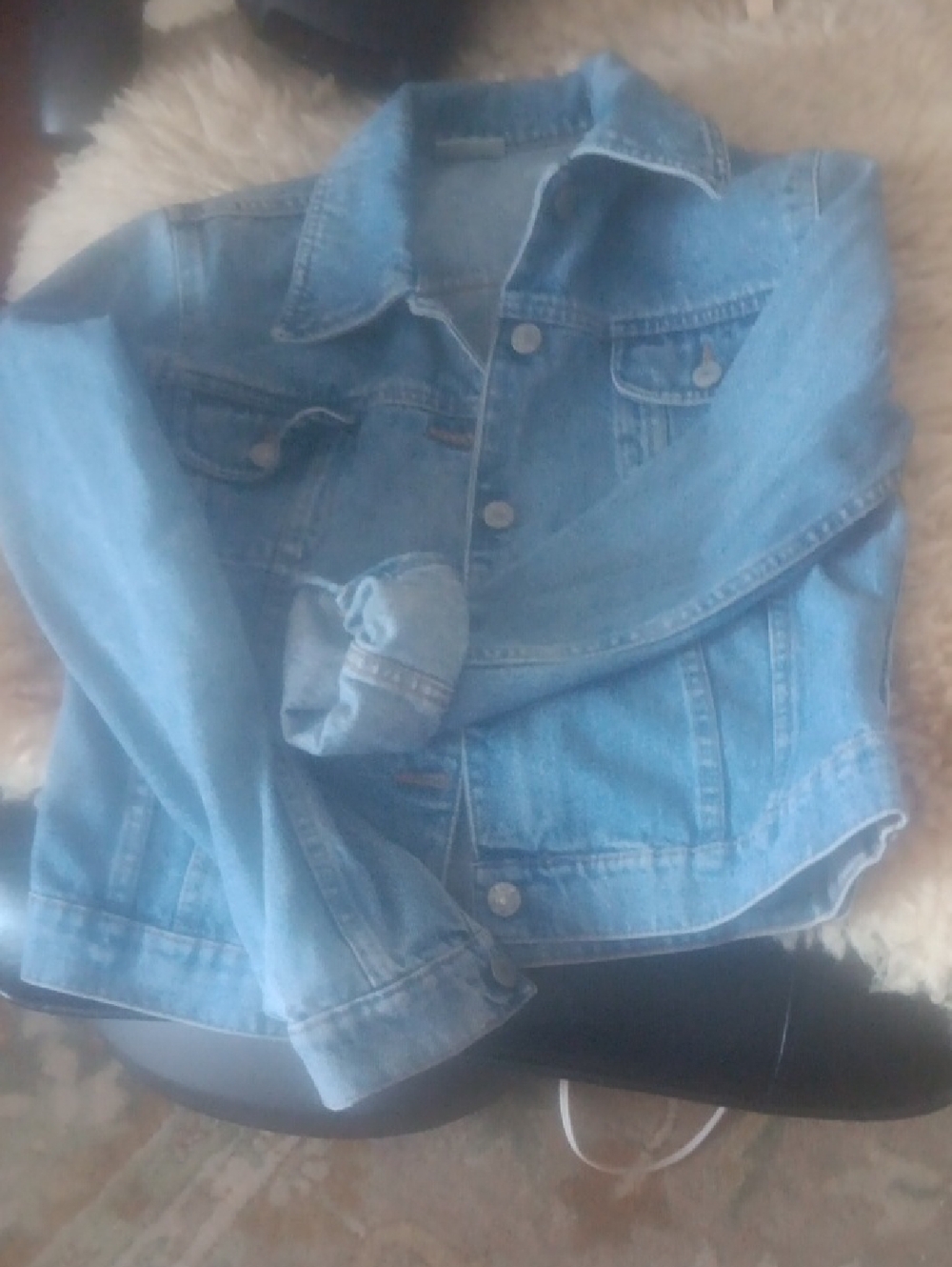 Classic Light Blue Denim Jacket - Women